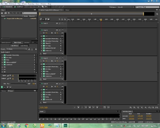 Cách mix nhạc trong Adobe Audition CS6