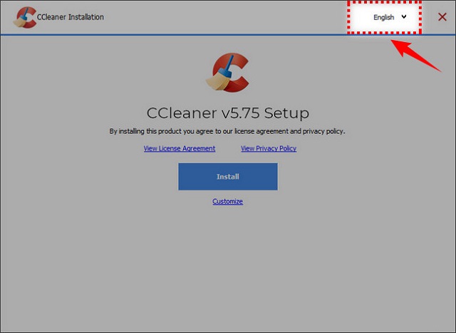 Tiến hành cài đặt CCleaner