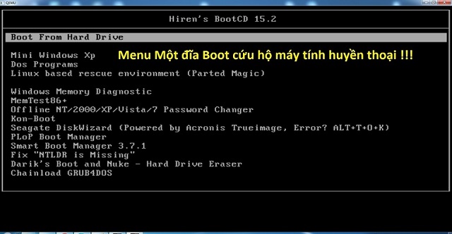 Cách tải Hiren’s BootCD 15.2 mà người dùng máy tính nên biết