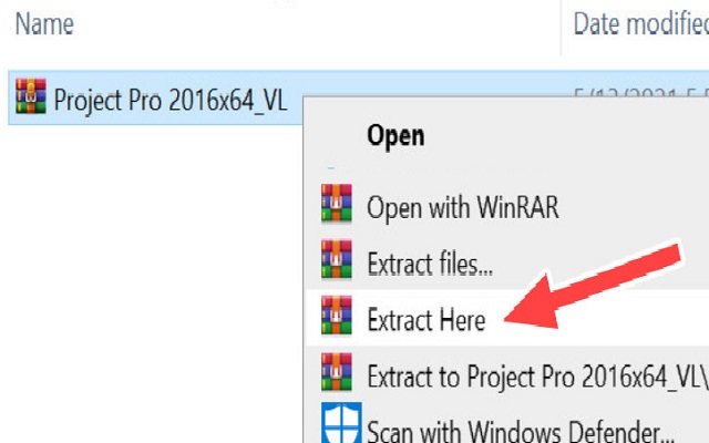 Thực hiện quá trình giải nén bằng WinRAR