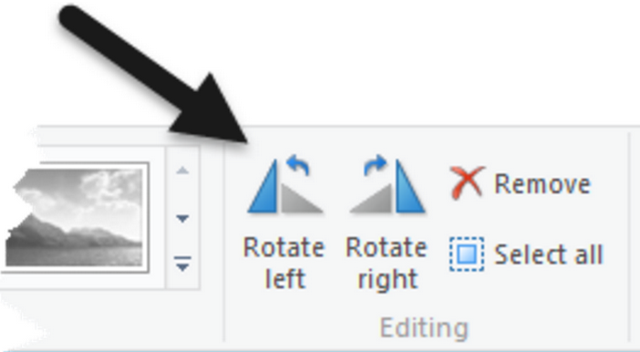 Ảnh 11: Sử dụng nút Rotate Left hoặc Rotate Right để xoay video bị ngược Ảnh 11: Sử dụng nút Rotate Left hoặc Rotate Right để xoay video bị ngược