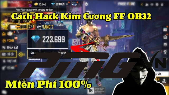 Ảnh 4: Với hack FF kim cương bạn có thể thoải mái mua trang phục và vũ khí cho nhân vật (Nguồn: Internet) Ảnh 4: Với hack FF kim cương bạn có thể thoải mái mua trang phục và vũ khí cho nhân vật (Nguồn: Internet)