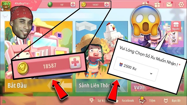 Giá trị của xu trong Hack Mini world Giá trị của xu trong Hack Mini world