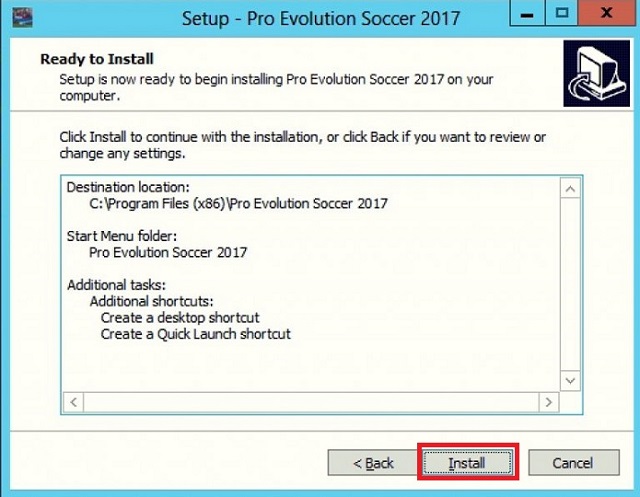 Nhấn Install