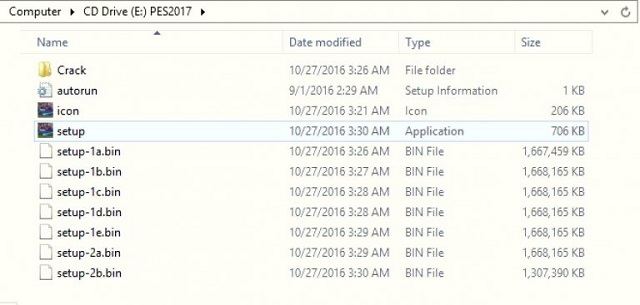 Nhấn chọn mục Program Setup để cài đặt game