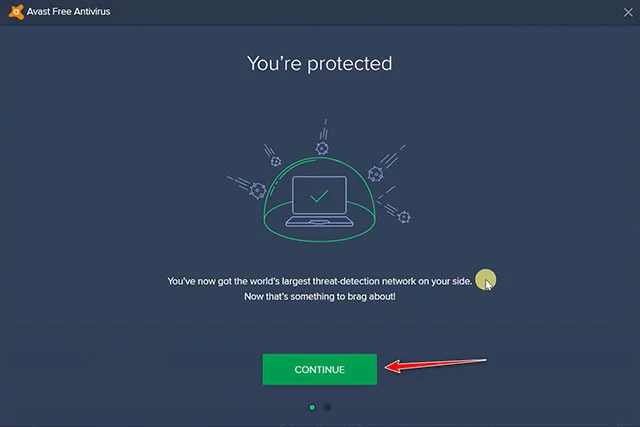 Tổng hợp key kích hoạt Key Avast Premier cập nhật mới 7 Ấn chọn Continue