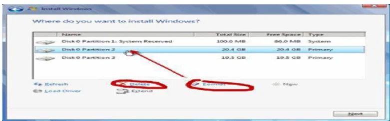 Hướng dẫn cách download Win 7 trực tiếp từ Microsoft 11 Ảnh 11: Phân chia ổ đĩa theo nhu cầu sử dụng