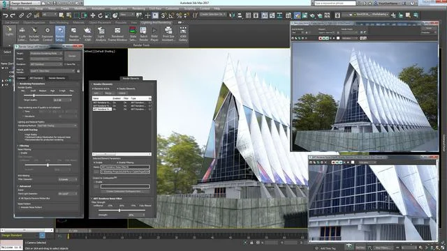 3DS Max 2016: Hướng dẫn download, cài đặt chi tiết 3 Ảnh 2: 3DS Max được ứng dụng sâu rộng trong lĩnh vực xây dựng kiến trúc