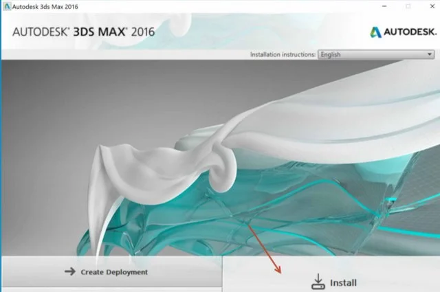 3DS Max 2016: Hướng dẫn download, cài đặt chi tiết 5 Ảnh 4: Bấm Install để khởi động quá trình cài đặt