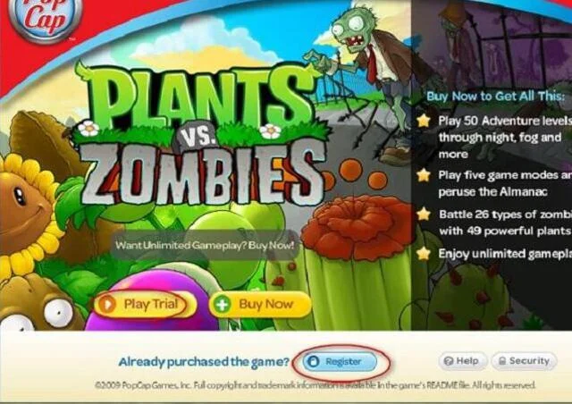 Cách tải Plants Vs Zombies 2 full crack dùng vĩnh viễn 6 Bạn click chuột vào mục Play Trial để chơi thử game