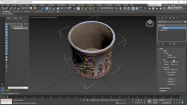 Bake to Texture in 3DS Max