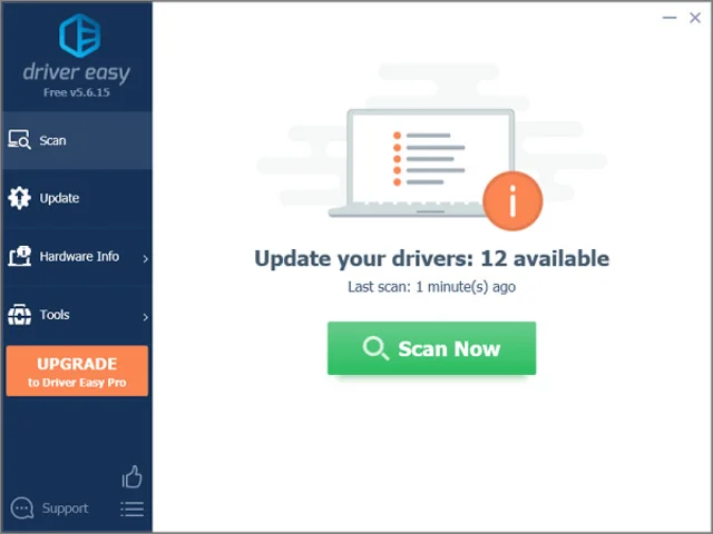 Download Driver Easy Full Crack Miễn Phí (Link Google Drive) 9 Bước 1. Mở ứng dụng. Nhấp vào nút Scan Now (Quét ngay).