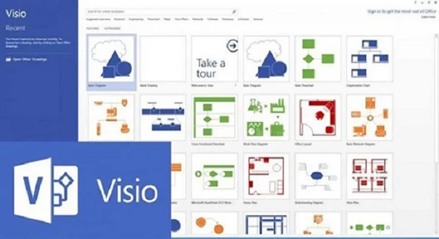 Chỉ dẫn tải và cài đặt Microsoft Visio 2016 đơn giản 17 Bước 1: Mở giao diện chính của phần mềm