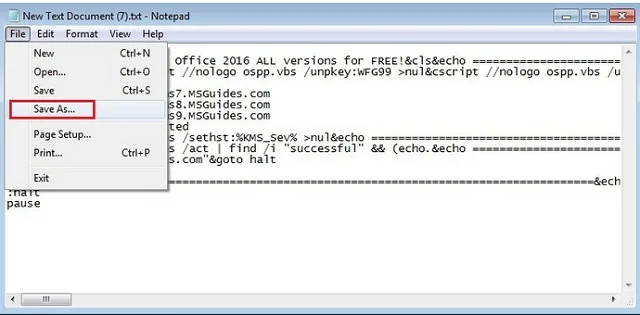 Những điều thú vị xoay quanh Key Office 365 mà có thể bạn chưa biết 17 Bước 2: Active Office 365 bằng phương pháp batch file