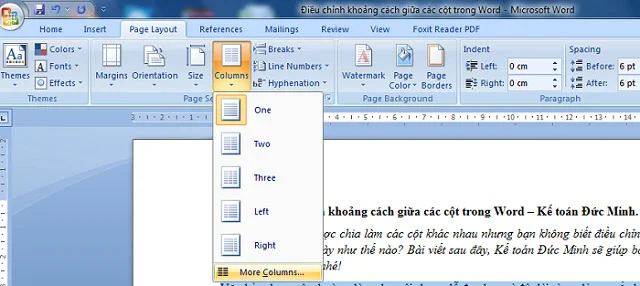 Tuyệt chiêu về cách chỉnh khoảng cách dòng trong Word mà các bạn nên biết 6 Cách chỉnh khoảng cách dòng trong Word bằng Spacing tại Layout
