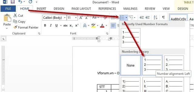 Bí quyết để sở hữu một số cách đánh số thứ tự trong Word nhanh và khoa học 11 Cách đánh số thứ tự trong Word ở mục đầu dòng