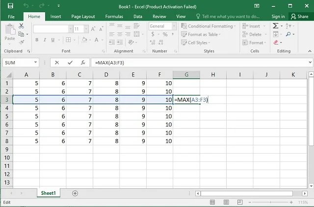 Tất tần tật các hàm cơ bản trong Excel và cách sử dụng chi tiết 10 Cách tìm giá trị lớn nhất thông qua hàm MAX trong Excel