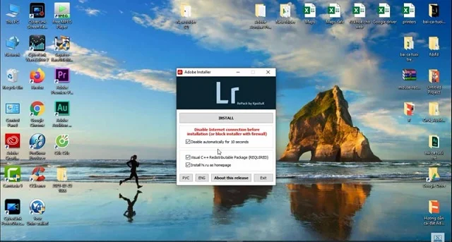 Lightroom cc 2019: Hướng dẫn cài đặt phần mềm chi tiết 7 Chạy file cài đặt