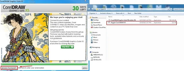 Chạy file giải nén