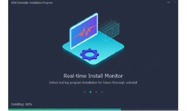 Hướng dẫn download IObit Uninstaller chi tiết bản mới nhất 6 Chờ Installing trong giây lát và nên đảm bảo kết nối mạng ổn định