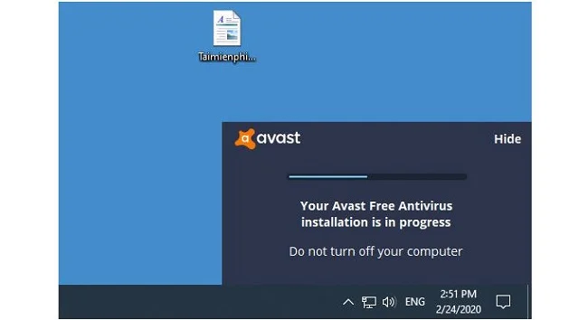 Chia sẻ cách cài đặt Avast Premier antivirus Full 2021 9 Chờ cho đến khi hệ thống tải dữ liệu phần mềm thành công