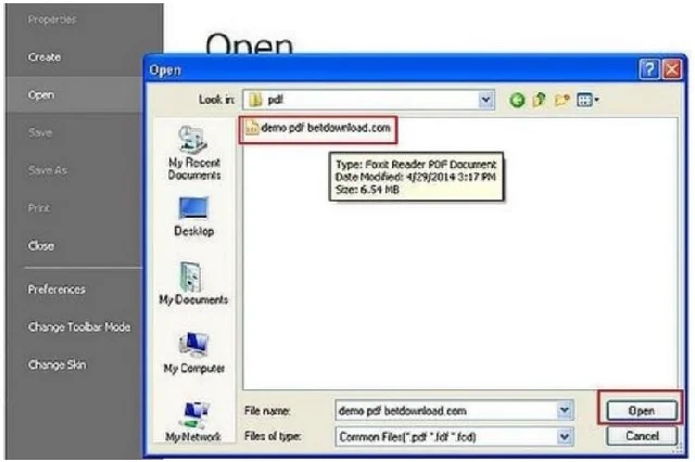 Tìm hiểu và hướng dẫn cách tải Foxit Reader full 10 Chọn file để thêm vào