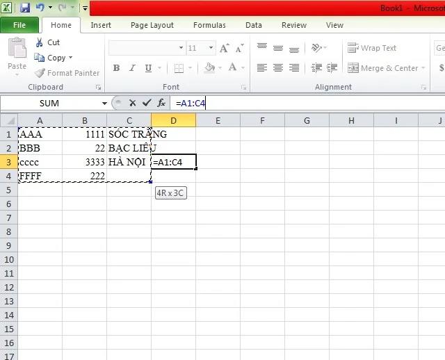 Chọn file bảng tính muốn chuyển đổi