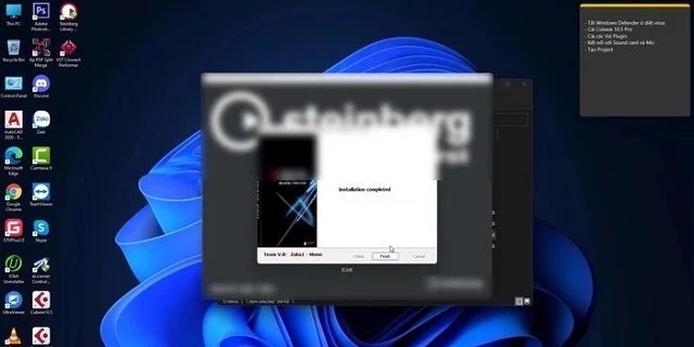 Hướng dẫn từ A - Z các bước cài đặt phần mềm Cubase 10 trên máy tính 10 Chọn mục Finish trên cửa sổ mới