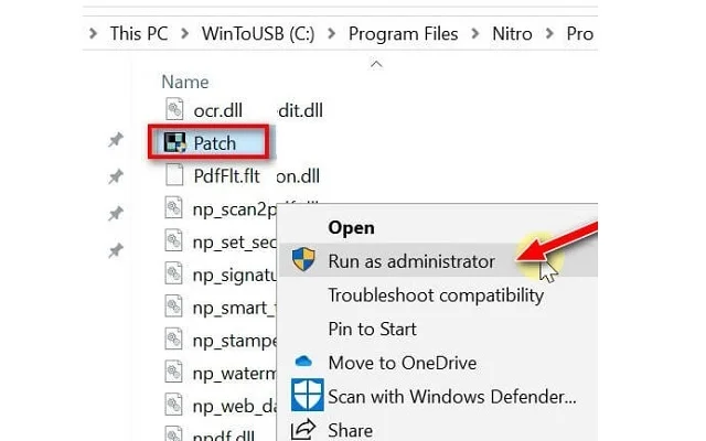 Hướng dẫn cài đặt phần mềm Nitro PDF Pro 13 mới nhất 11 Chọn thẻ Run as administrator