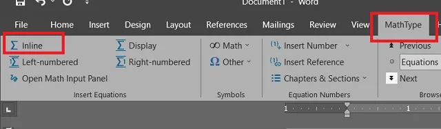 Bí quyết vè cách đưa Mathtype vào Word 2010 chỉ trong một tích tắc 6 Chức năng của bộ công cụ MathType