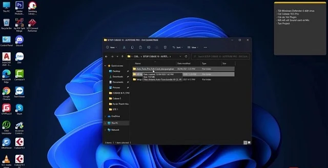 Hướng dẫn từ A - Z các bước cài đặt phần mềm Cubase 10 trên máy tính 14 Click chọn mục Auto_Tune_Pro_Full_Crack