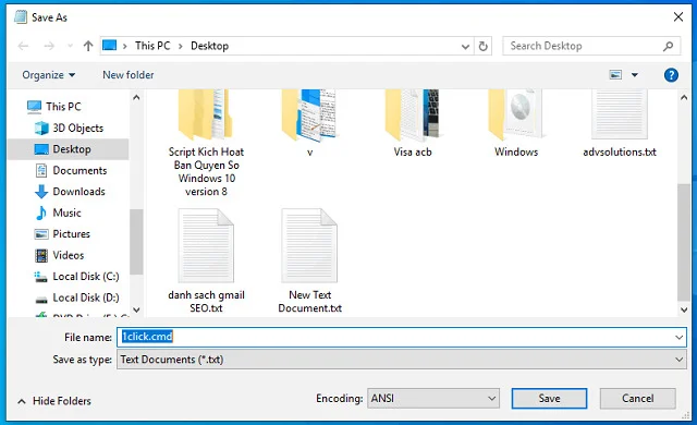 Ảnh 3: Đổi tên file sang đuôi “.cmd” để kích hoạt
