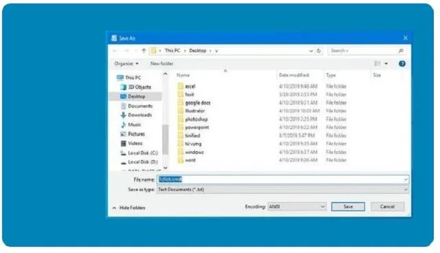 Mách bạn 2 cách Active Win 8 bản quyền vĩnh viễn 8 Đổi tên file thành với đuôi .cmd