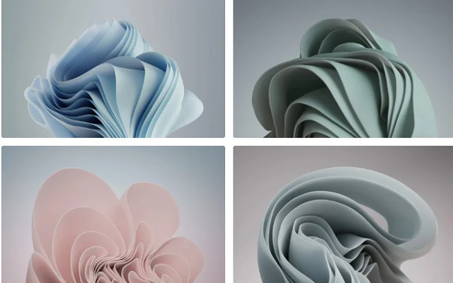 Hướng dẫn cách thay hình nền win 11 wallpaper cực đơn giản 6 Flow mang tới phong cách vô cùng nhẹ nhàng, bão hoà hơn