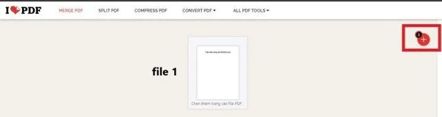 4 bí quyết về cách chèn thêm trang vào file PDF nhanh gọn và dễ dàng 5 Ghép file PDF bằng hình thức online