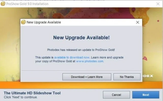 Tải phần mềm ProShow Gold để tạo những video sống động 4 Giải nén file đã tải
