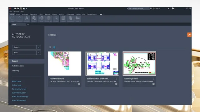 Link tải và crack phần mềm AutoCAD 2022 chuẩn nhất 9 Giao diện Autocad 2022