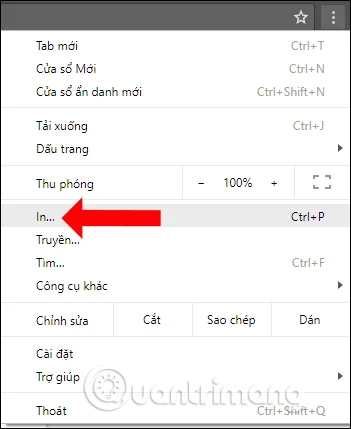 2 cách in trong Google Docs cho người mới 2 chọn "In"