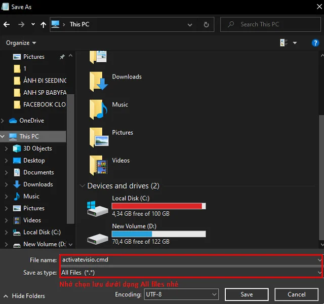 Hướng dẫn cài đặt Microsoft Visio Professional 2019 thành công 100% 9 Lưu file với định dạng all file