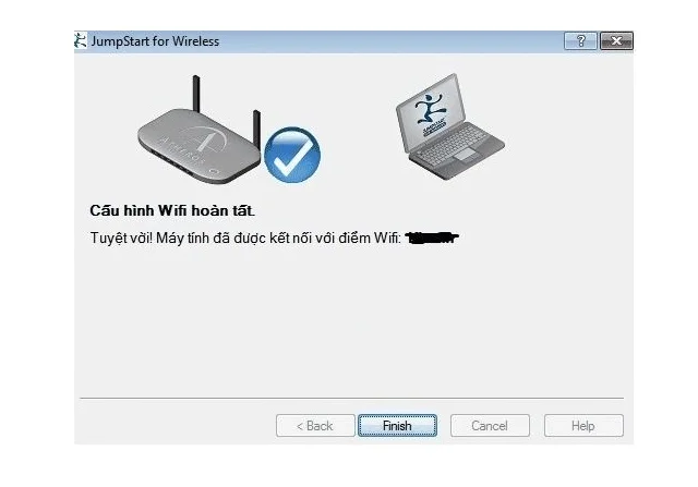 Hướng dẫn chi tiết cách tải phần mềm JumpStart full crack 12 Kết nối thành công wifi
