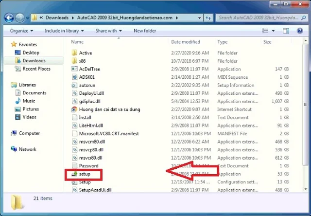 Hướng dẫn cách tải chi tiết Autocad 2009 bản đầy đủ nhất 3 Khởi chạy file Setup