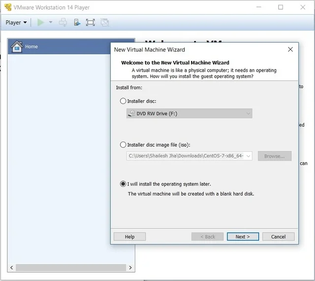 Hướng dẫn chi tiết cách tải và kích hoạt VMware Workstation 7 Khởi động chương trình cho phần mềm VMware