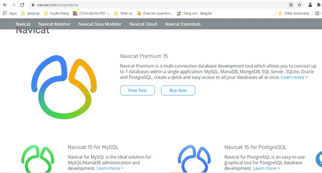 Tải và cài đặt phần mềm Navicat Premium bản full crack 4 Link cài đặt phần mềm Navicat Premium