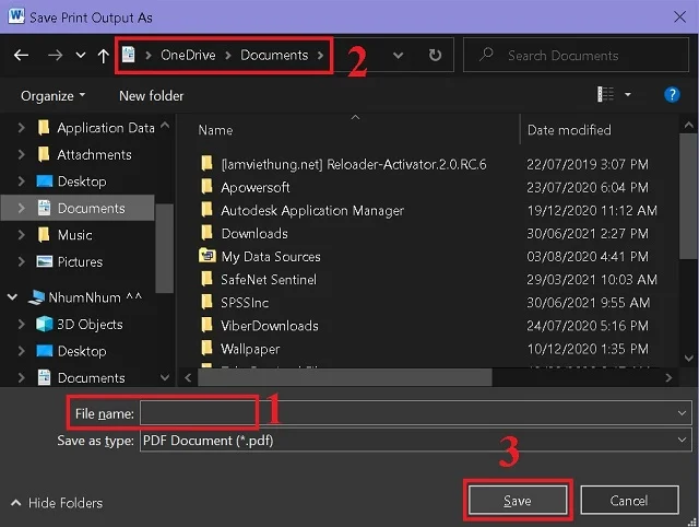 Bí quyết chuyển Word sang PDF đơn giản, tuyệt vời từ A đến Z 4 Lưu file và thực hiện chuyển đổi