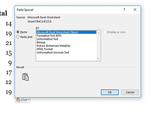 Microsoft Excel Worksheet Object