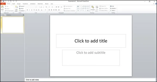 Trọn vẹn bộ bí kíp về cách đánh số trang trong PowerPoint 2 Mở file PowerPoint