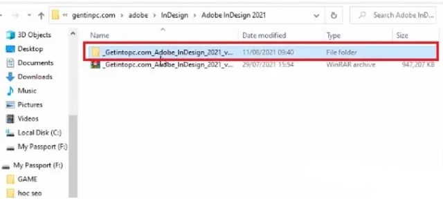 Chi tiết cách cài đặt Adobe InDesign CC 2021 bản full crack 6 Mở file đã giải nén