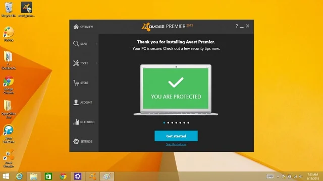 Chia sẻ cách cài đặt Avast Premier antivirus Full 2021 14 Mở phần mềm đã được cài đặt trước đó