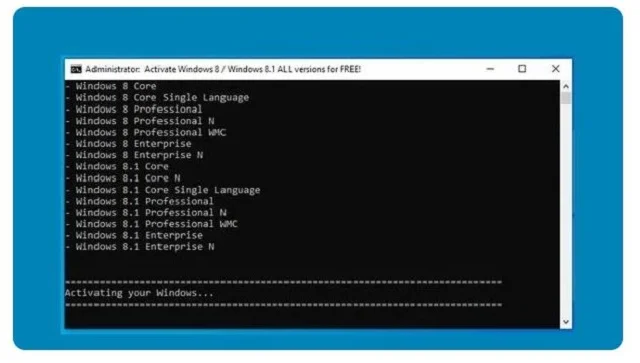 Mách bạn 2 cách Active Win 8 bản quyền vĩnh viễn 10 Nhấn Enter và chờ đợi máy tính tự động kích hoạt