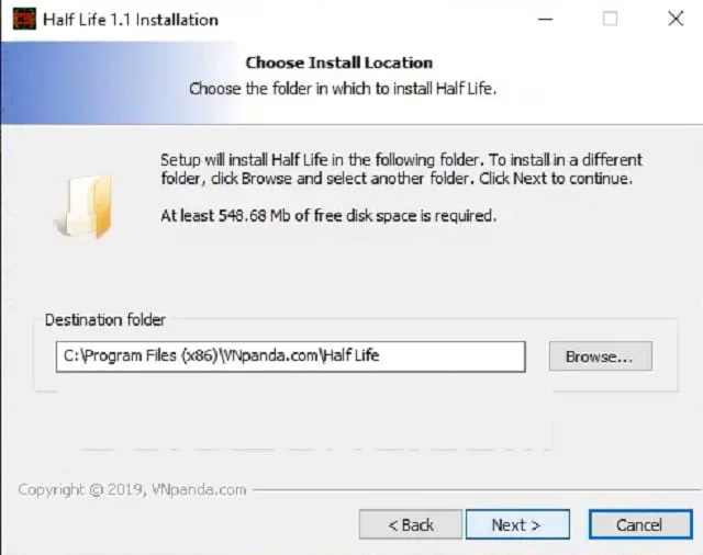 Giới thiệu game Half Life 1.1 + Hướng dẫn download, cài đặt 5 Nhấn Next chuyển tiếp cài đặt